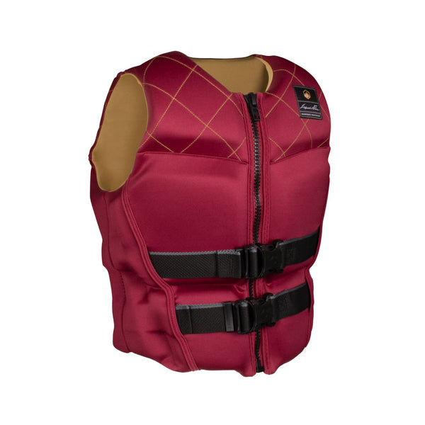 2024 Women's Diva Heritage CGA Life Jacket (Maroon) - Liquid Force