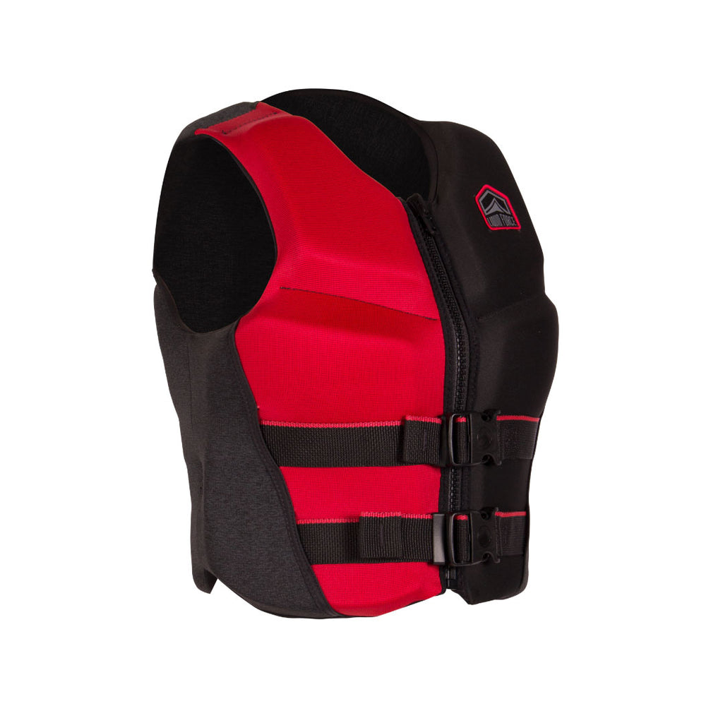 2024 Koa Junior CGA Life Jacket (Red/Black) - Liquid Force Wakeboards